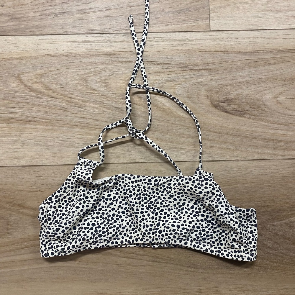 Aerie - Black and White Polka Dot Bikini Top